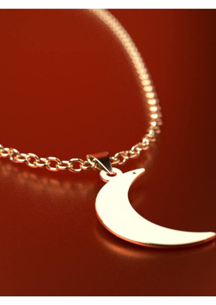 14 Ayar Altın Ay Kolye Ucu 1 Gr, KC15074 Kodlu fırsatları