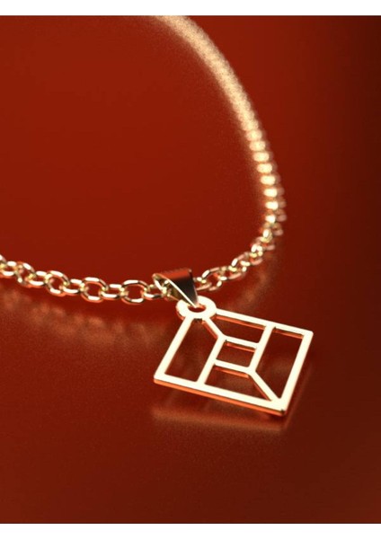 14 Ayar Altın Eşkenar Dörtgen Kolye Ucu 1 Gr, KC11017 Kodlu fırsatları