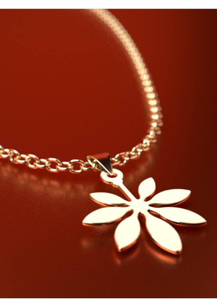 14 Ayar Altın Çiçek Kolye Ucu 1 Gr, KC11078 Kodlu fırsatları