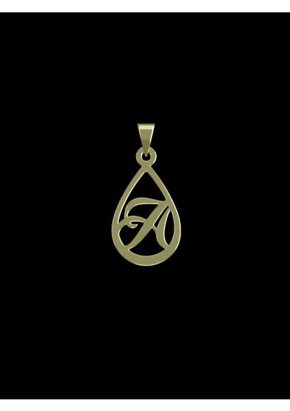 14 Ayar Altın A Harfi Kolye Ucu 1 Gr, KC11180 Kodlu