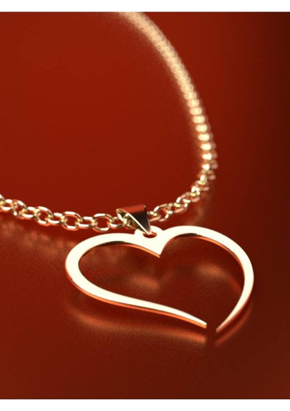 14 Ayar Altın Kalp Kolye Ucu 1 Gr, KC17784 Kodlu fırsatları