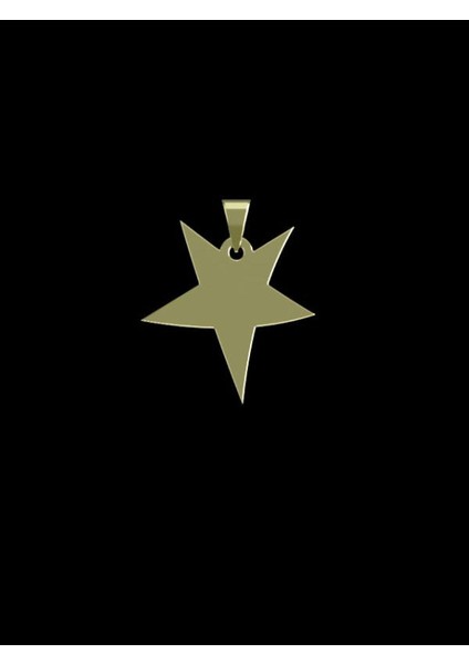 14 Ayar Altın Yıldız Kolye Ucu 1 Gr, KC15366 Kodlu