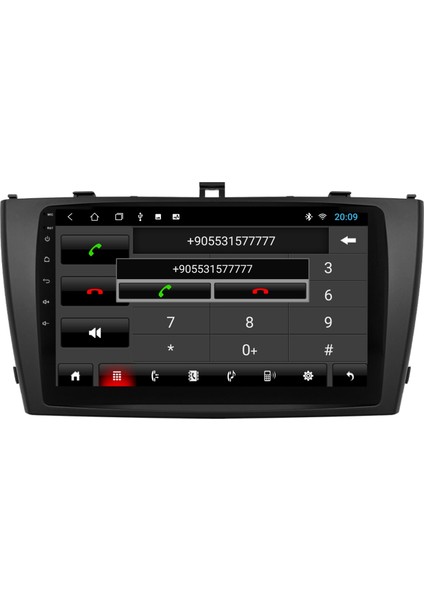 GOVİMAKS TOYOTA AVENSIS 2010-2015 UYUMLU 2 GB RAM 32 GB HAFIZA ANDROID MULTIMEDIA TEYP