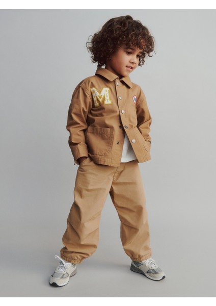 Erkek Bebek Açık Kahverengi Paraşüt Eşofman Altı fiyatları