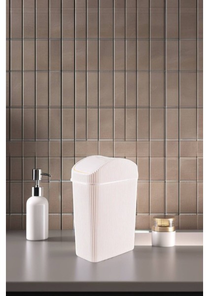 Küçük Çöp Kutusu, Mutfak, Banyo, Tuvalet, Ofis Için, Krem Renk fiyatları