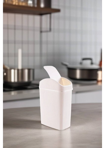 Küçük Çöp Kutusu, Mutfak, Banyo, Tuvalet, Ofis Için, Krem Renk modelleri