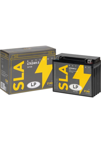 Sla Akü MB LTX24H-3 21 A Kg: 6,6 L:205 W:85 H:162 Cca: 350 Yamaha Xv Vırago 1100CC 1990-1998
