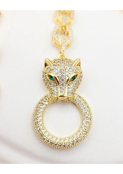 Ds Model Zirkon Panter Küpe fiyatları