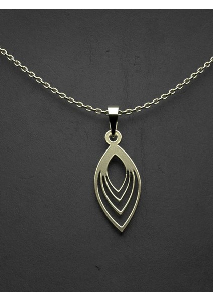 14 Ayar Altın Gözyaşı Damlası Kolye Ucu 1 Gr, KC10543 Kodlu