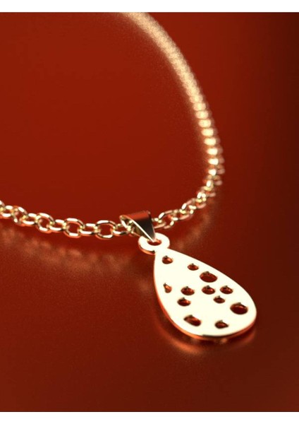 14 Ayar Altın Gözyaşı Damlası Kolye Ucu 1 Gr, KC12699 Kodlu fırsatları