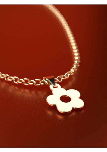 14 Ayar Altın Çiçek Kolye Ucu 1 Gr, KC10917 Kodlu fırsatları