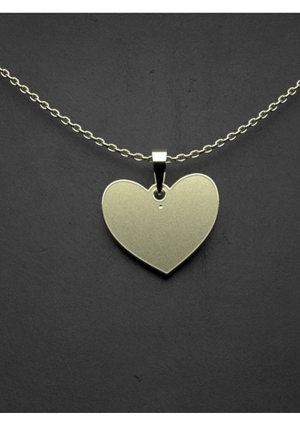 14 Ayar Altın Kalp Kolye Ucu 1 Gr, KC17480 Kodlu