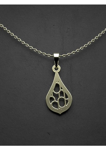 14 Ayar Altın Gözyaşı Damlası Kolye Ucu 1 Gr, KC11310 Kodlu