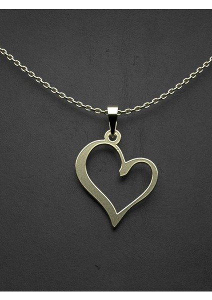 14 Ayar Altın Kalp Kolye Ucu 1 Gr, KC17515 Kodlu