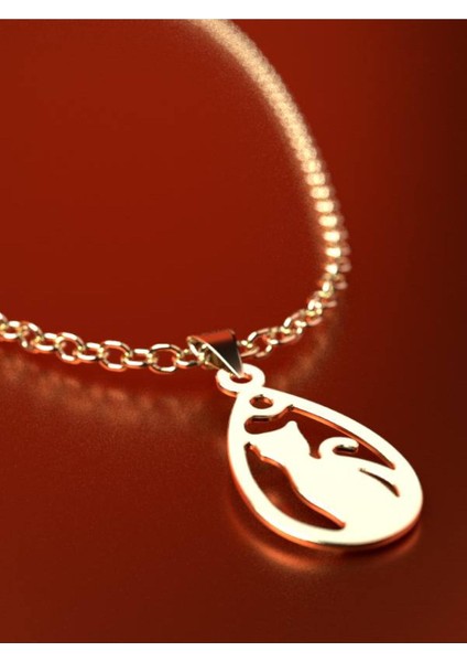 14 Ayar Altın Kedi Kolye Ucu 1 Gr, KC11691 Kodlu fırsatları