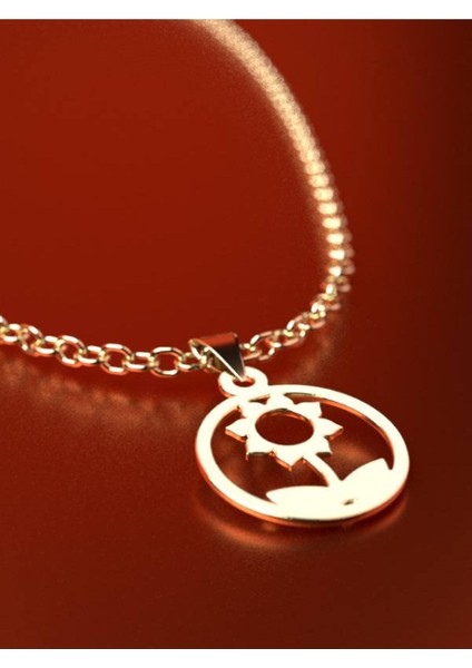 14 Ayar Altın Çiçek Kolye Ucu 1 Gr, KC12451 Kodlu fırsatları