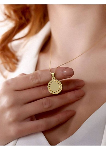 14 Ayar Altın Çiçek Kolye Ucu 1 Gr, KC12782 Kodlu modelleri