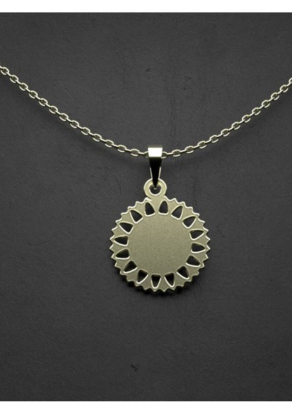 14 Ayar Altın Çiçek Kolye Ucu 1 Gr, KC12782 Kodlu