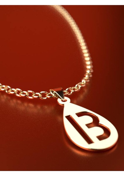 14 Ayar Altın B Harfi Kolye Ucu 1 Gr, KC12850 Kodlu fırsatları
