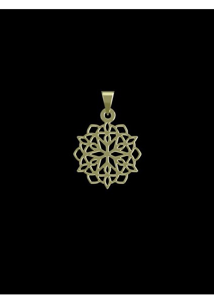 14 Ayar Altın Eslimi Kolye Ucu 1 Gr, KC13076 Kodlu