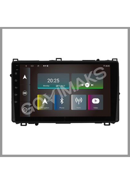 GOVİMAKS TOYOTA AURIS 2018 UYUMLU 6 GB RAM 128 GB HAFIZA ANDROID MULTIMEDIA TEYP