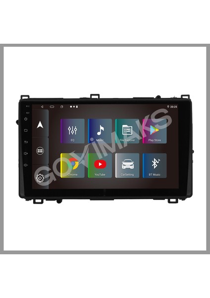 GOVİMAKS TOYOTA AURIS 2018 UYUMLU 8GB RAM 128GB HAFIZA ANDROID MULTIMEDIA TEYP