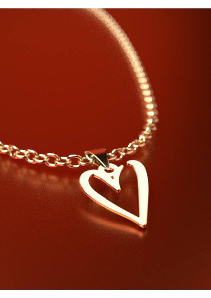 14 Ayar Altın Kalp Kolye Ucu 1 Gr, KC17520 Kodlu fırsatları