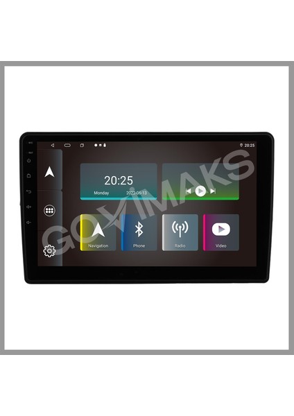 GOVİMAKS TOYOTA AURIS 2007-2012 UYUMLU 8 GB RAM 128 GB HAFIZA ANDROID MULTIMEDIA TEYP