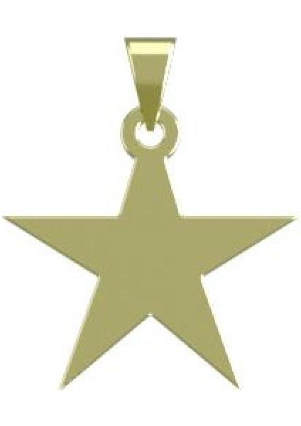14 Ayar Altın Yıldız Kolye Ucu 1 Gr, KC15506 Kodlu