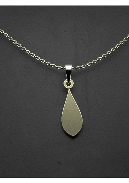 14 Ayar Altın Gözyaşı Damlası Kolye Ucu 1 Gr, KC12422 Kodlu