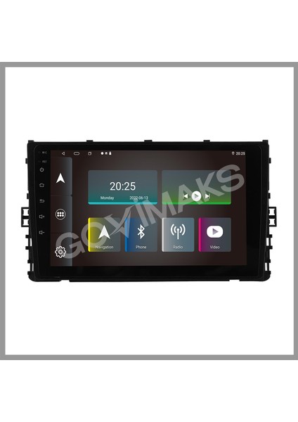GOVİMAKS VOLKSWAGEN TRANSPORTER 2018-2022 UYUMLU 8 GB RAM 128 GB HAFIZA ANDROID MULTIMEDIA TEYP