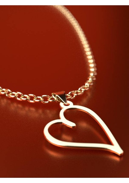 14 Ayar Altın Kalp Kolye Ucu 1 Gr, KC17529 Kodlu fırsatları