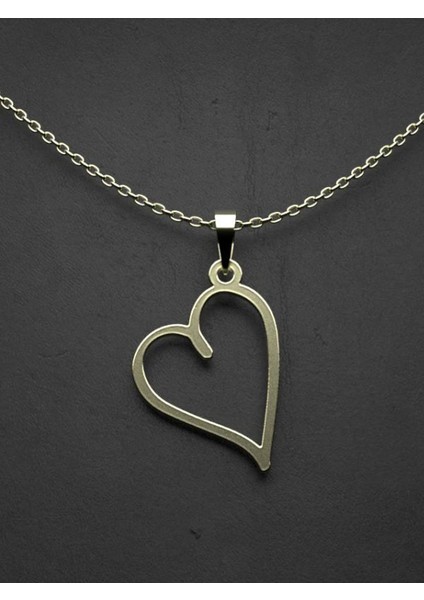 14 Ayar Altın Kalp Kolye Ucu 1 Gr, KC17529 Kodlu