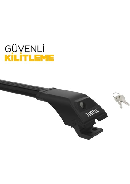 Jeep Cherokee (Kk) Turtle Ara Atkı Taşıyıcı Bar 2008-2012 Arası Uyumlu - Turtle Tourmaline V1 Siyah fiyatları