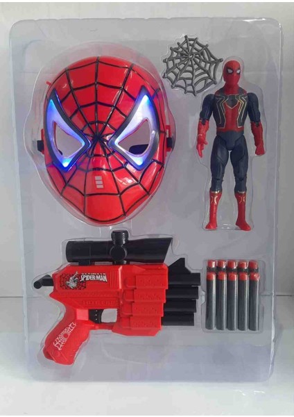 Örümcek Adam Figür Maske 4'lü Set