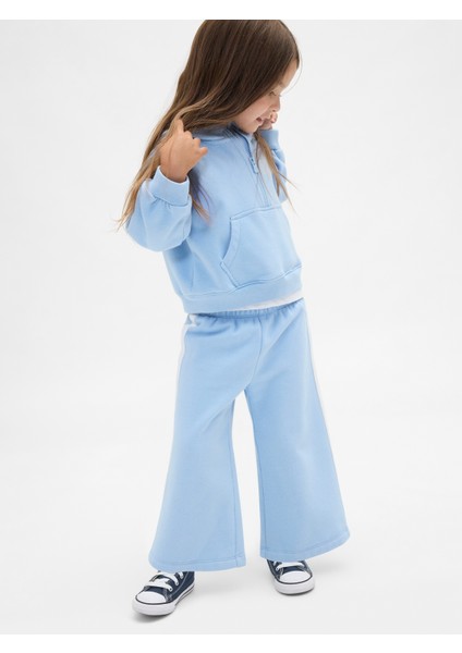 Kız Bebek Bebe Mavisi Vintagesoft Sweatshirt Outfit Set