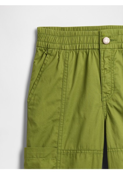 Kız Çocuk Yeşil Smooth Twill Jogger Pantolon fiyatları