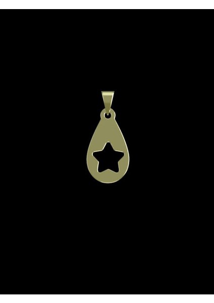 14 Ayar Altın Yıldız Kolye Ucu 1 Gr, KC11883 Kodlu