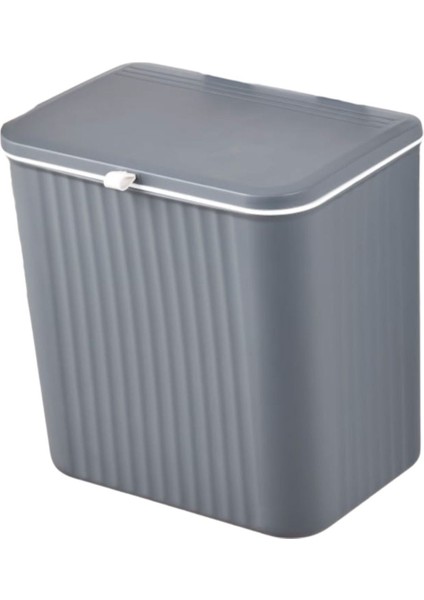 Gri Mutfak Tezgah Üstü Dolap Askılı 15 Lt Çöp Kovası, Pratik ve Şık Tasarım fırsatları