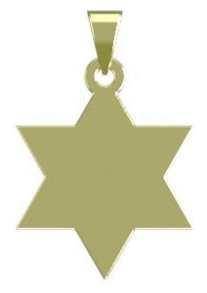 14 Ayar Altın Yıldız Kolye Ucu 1 Gr, KC15359 Kodlu