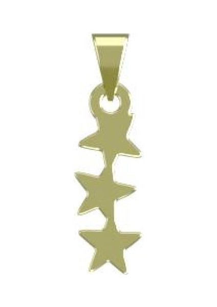 14 Ayar Altın Yıldız Kolye Ucu 1 Gr, KC12040 Kodlu