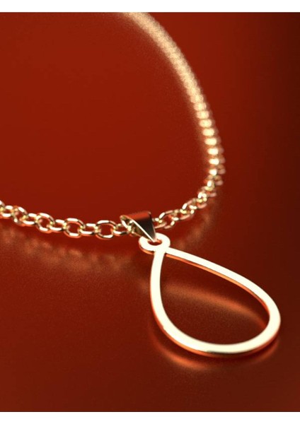 14 Ayar Altın Gözyaşı Damlası Kolye Ucu 1 Gr, KC12280 Kodlu fırsatları