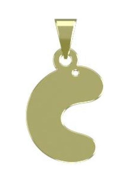 14 Ayar Altın Geometrik Kolye Ucu 1 Gr, KC15087 Kodlu