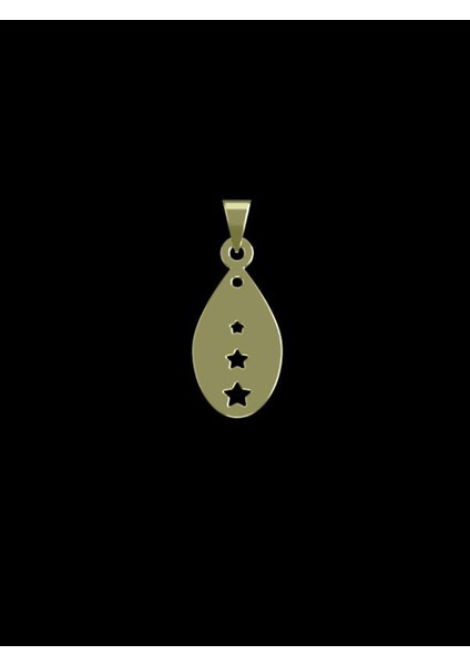 14 Ayar Altın Yıldız Kolye Ucu 1 Gr, KC11594 Kodlu