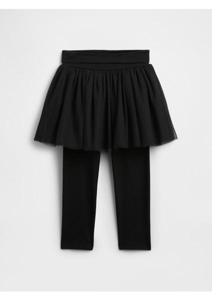 Kız Bebek Siyah Babygap Tül Etek Tayt