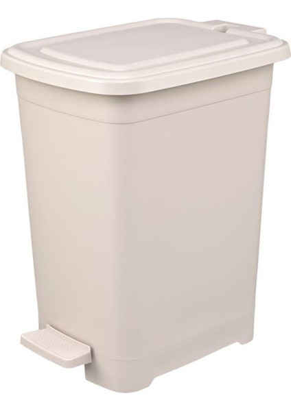 15 Litre Iç Kovalı Slim Pedallı Çöp Kovası, Şık ve Pratik Tasarım