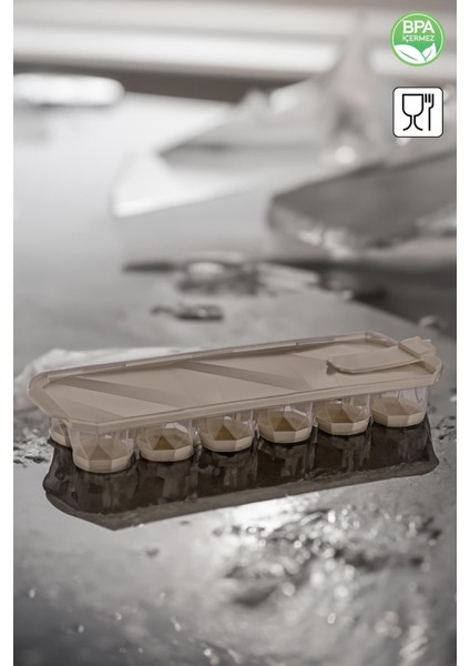 2'li Krista Buzluk Seti, Beyaz, Kolay Kullanım, Dayanıklı ve Şık Tasarım