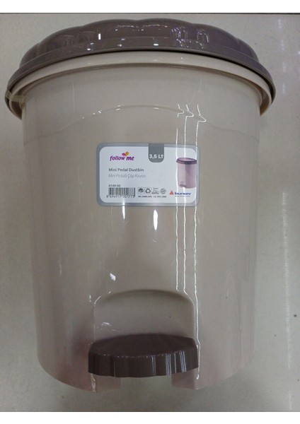 Beyaz Pedallı 3l Çöp Kovası 1 No, Şık ve Kullanışlı Tasarım fiyatları