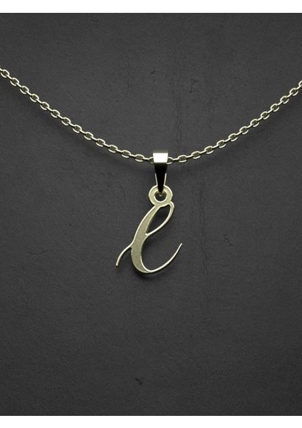 14 Ayar Altın E Harfi Kolye Ucu 1 Gr, KC12319 Kodlu