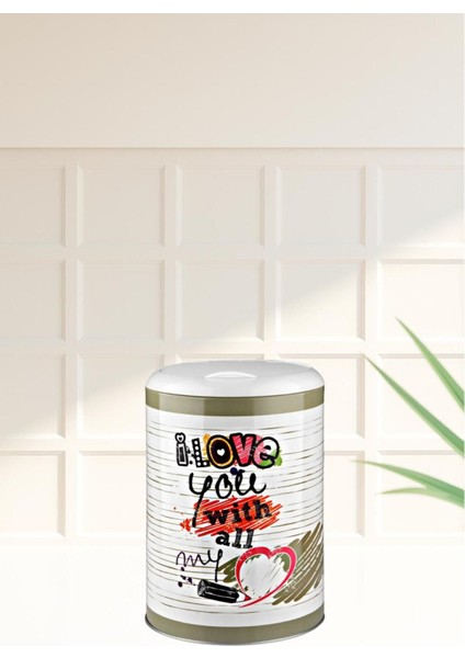 Yuvarlak Desenli Metal Çöp Kovası, Banyo ve Mutfak Için Şık ve Dayanıklı Tasarım fiyatları